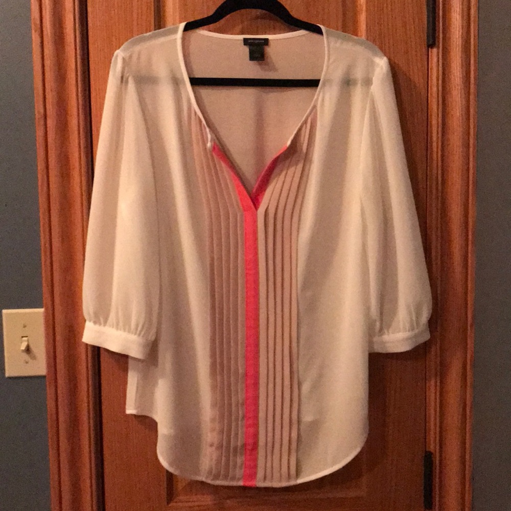 Ann Taylor blouse M 3/4 sleeve